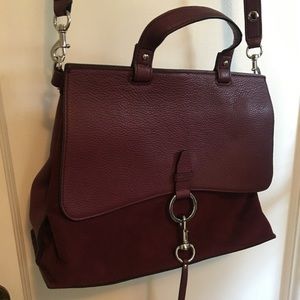 Rebecca Minkoff Medium Suede & Leather Satchel